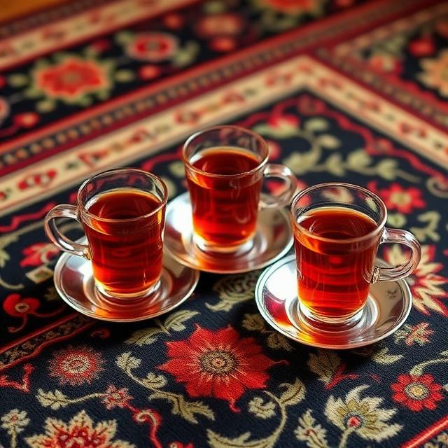Комплект турски чаши за чай